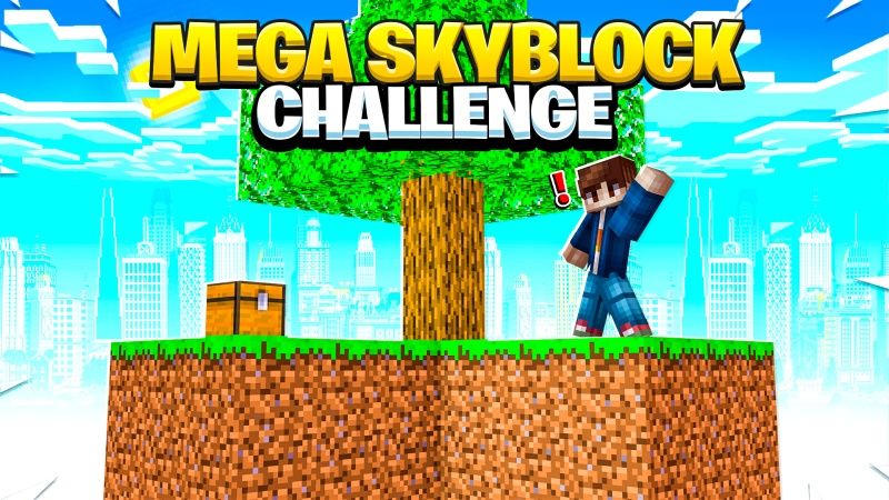 Mega Skyblock Challenge on the Minecraft Marketplace by Fall Studios