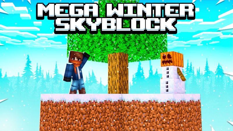 Mega Winter Skyblock on the Minecraft Marketplace by Fall Studios