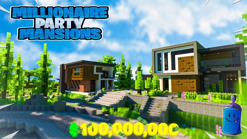 Millionaire Party Mansions on the Minecraft Marketplace by Fall Studios