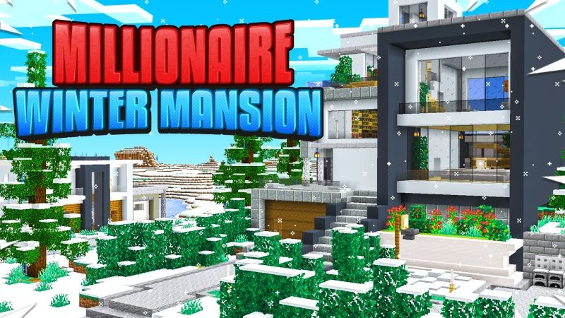 Millionaire Winter Mansion on the Minecraft Marketplace by Fall Studios