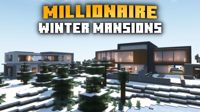 Millionaire Winter Mansions on the Minecraft Marketplace by Fall Studios