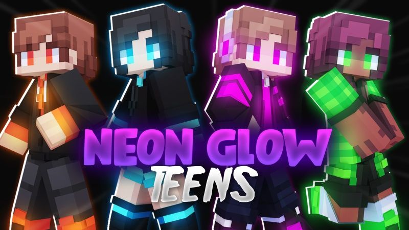 Neon Glow Teens on the Minecraft Marketplace by Fall Studios