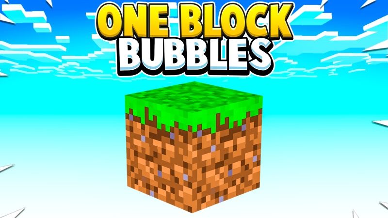 One Block Bubbles on the Minecraft Marketplace by Fall Studios