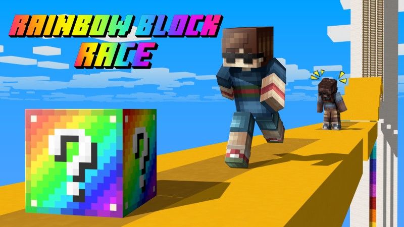 Rainbow Block Race on the Minecraft Marketplace by Fall Studios