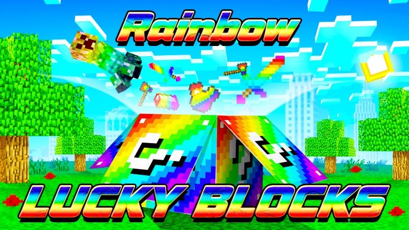 Rainbow Lucky Blocks on the Minecraft Marketplace by Fall Studios