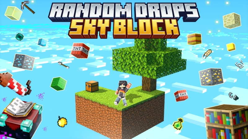 Random Drops Sky Block on the Minecraft Marketplace by Fall Studios