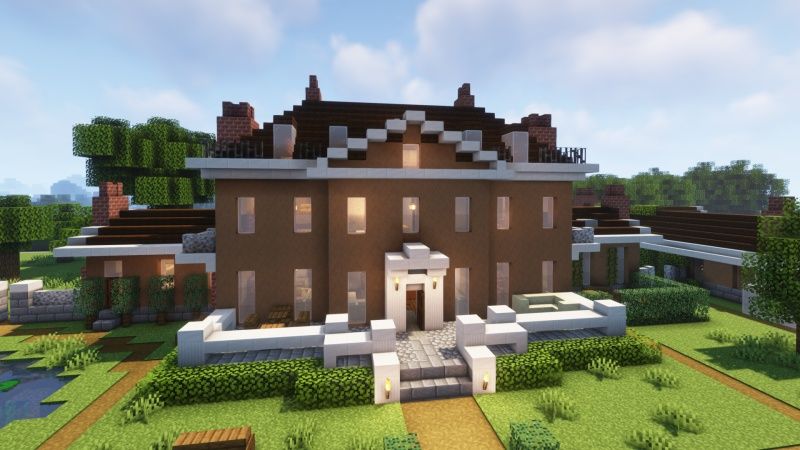 Scottish Millionaire Mansion on the Minecraft Marketplace by Fall Studios