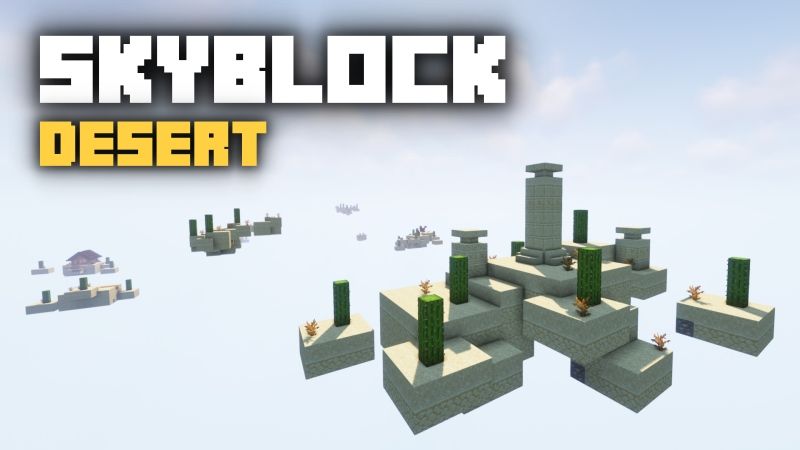 Skyblock Desert on the Minecraft Marketplace by Fall Studios