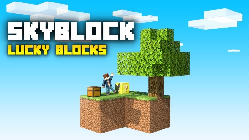 Skyblock Lucky Blocks on the Minecraft Marketplace by Fall Studios