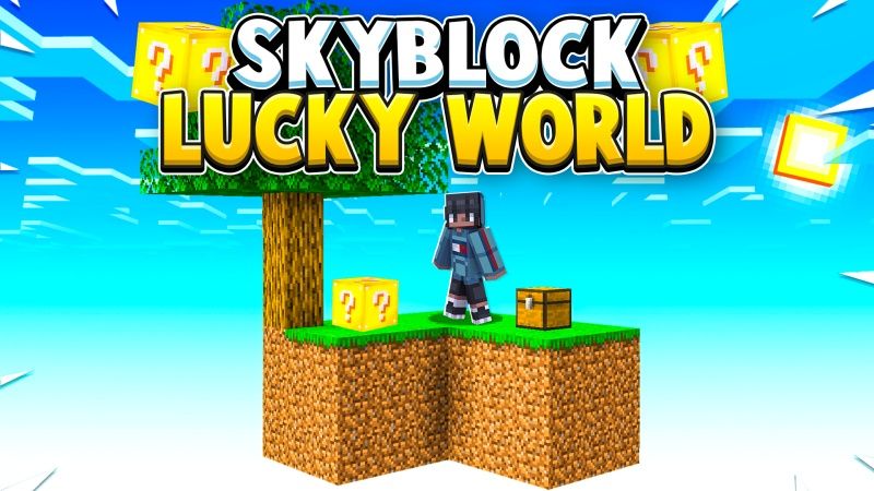 Skyblock Lucky World on the Minecraft Marketplace by Fall Studios