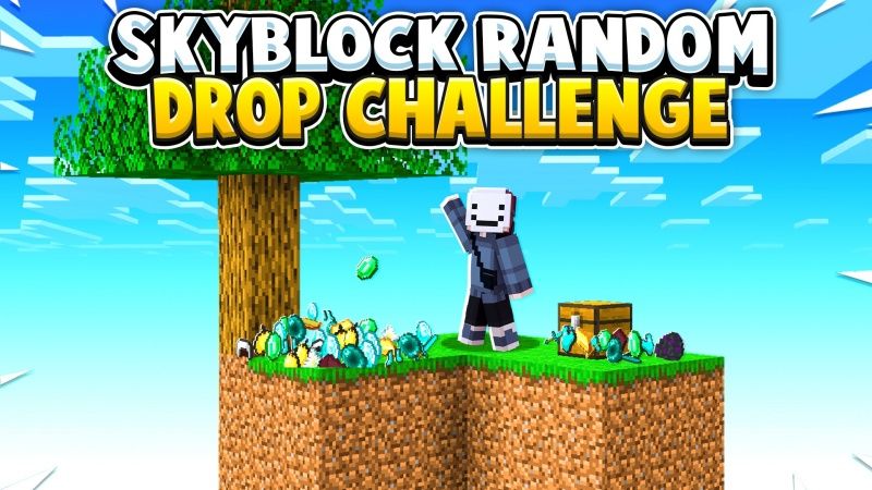 Skyblock Random Drop Challenge on the Minecraft Marketplace by Fall Studios