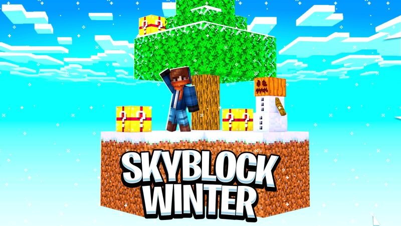 Skyblock Winter on the Minecraft Marketplace by Fall Studios