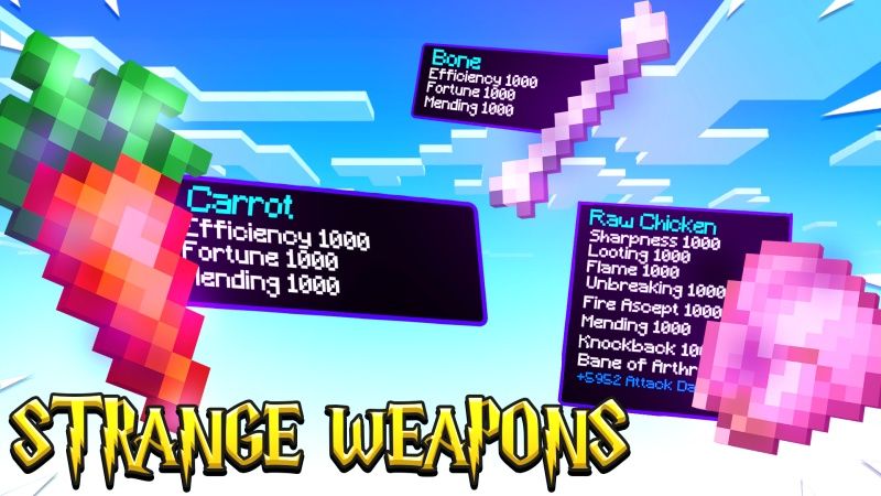 Strange Weapons on the Minecraft Marketplace by Fall Studios