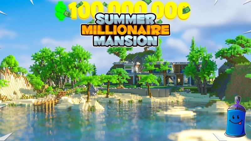 Summer Millionaire Mansion on the Minecraft Marketplace by Fall Studios