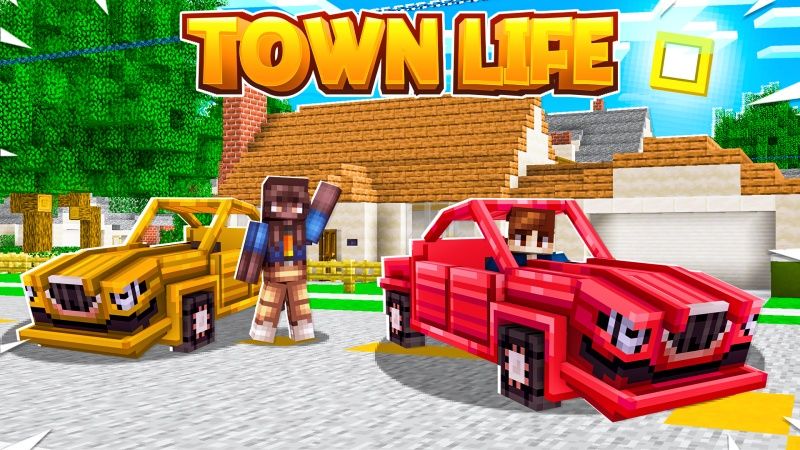 Town Life on the Minecraft Marketplace by Fall Studios