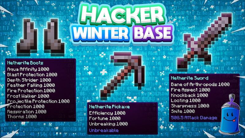 Winter Hacker Base on the Minecraft Marketplace by Fall Studios