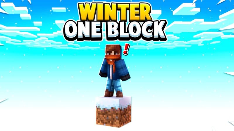 Winter One Block on the Minecraft Marketplace by Fall Studios