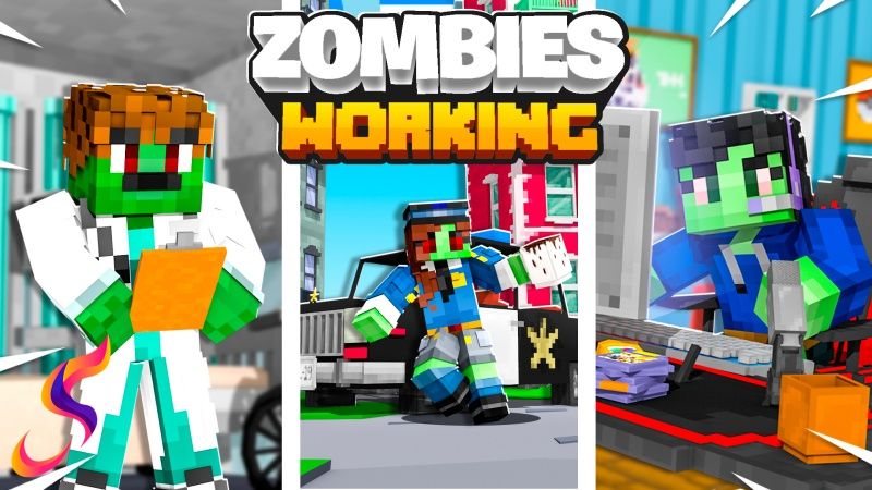 Zombies Working on the Minecraft Marketplace by Fall Studios