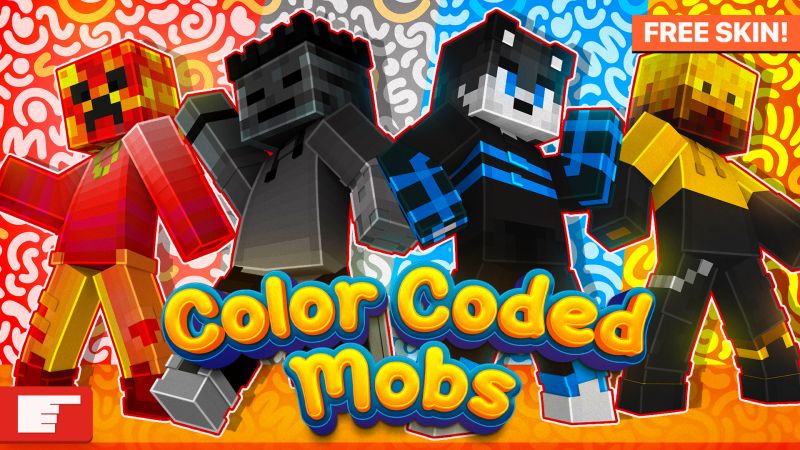 Color Coded Mobs on the Minecraft Marketplace by FingerMaps