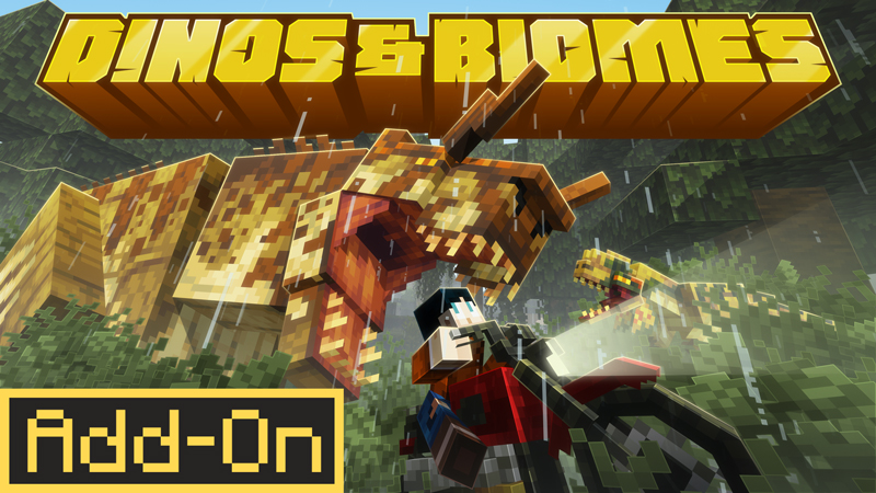 Dinos & Biomes Add-On on the Minecraft Marketplace by Foxel Games