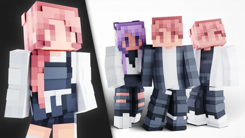 Black & White Teens on the Minecraft Marketplace by FTB