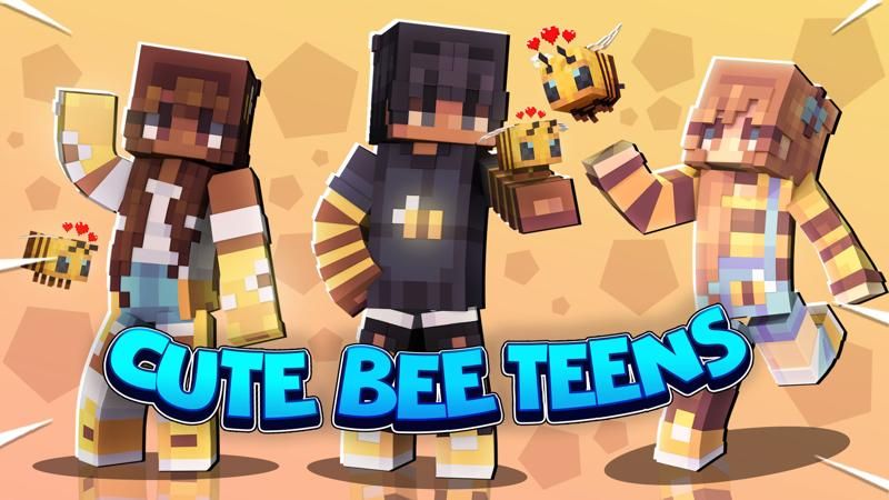 Cute Bee Teens on the Minecraft Marketplace by FTB