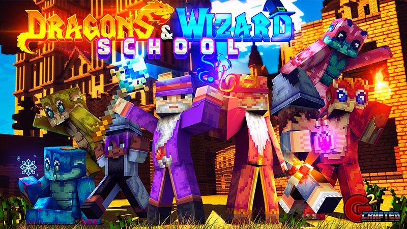 Dragon & Wizard School on the Minecraft Marketplace by G2Crafted