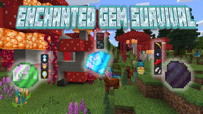 Enchanted Gem Survival on the Minecraft Marketplace by G2Crafted