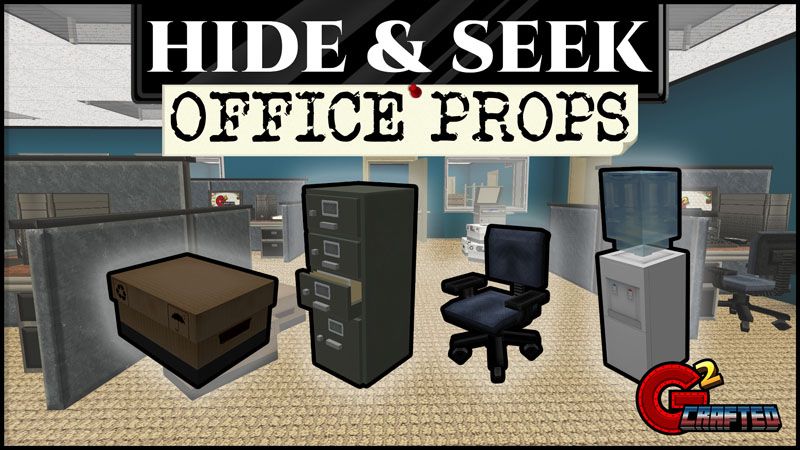 Hide & Seek Office Props on the Minecraft Marketplace by g2crafted