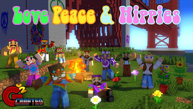 Love Peace & Hippies on the Minecraft Marketplace by G2Crafted