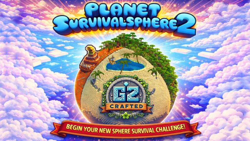 Planet Survivalsphere Two on the Minecraft Marketplace by G2Crafted