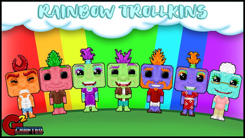 Rainbow Trollkins on the Minecraft Marketplace by G2Crafted