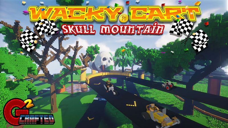 Wacky Cart Skull Mountain on the Minecraft Marketplace by G2Crafted