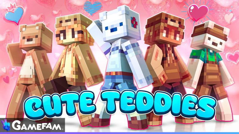 Cute Teddies on the Minecraft Marketplace by Gamefam