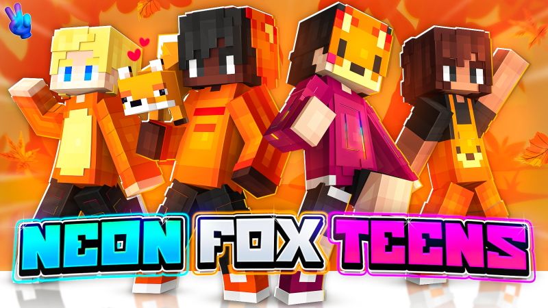 Neon Fox Teens on the Minecraft Marketplace by Gamefam