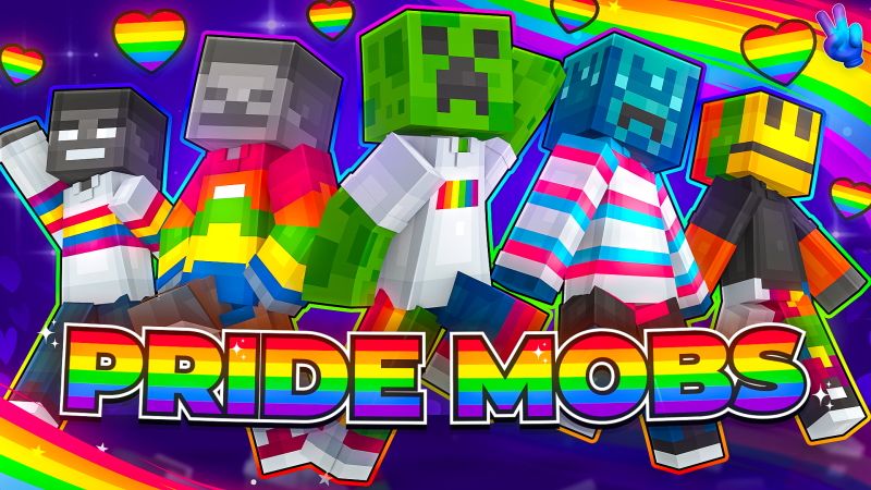 Pride Mobs on the Minecraft Marketplace by Gamefam