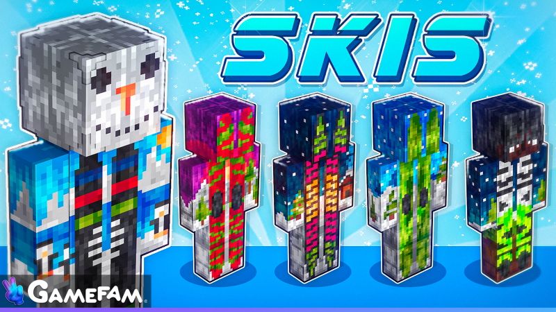 Skis on the Minecraft Marketplace by Gamefam