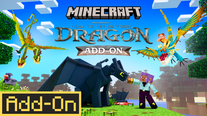 How to Train Your Dragon Add-On on the Minecraft Marketplace by Gamemode One