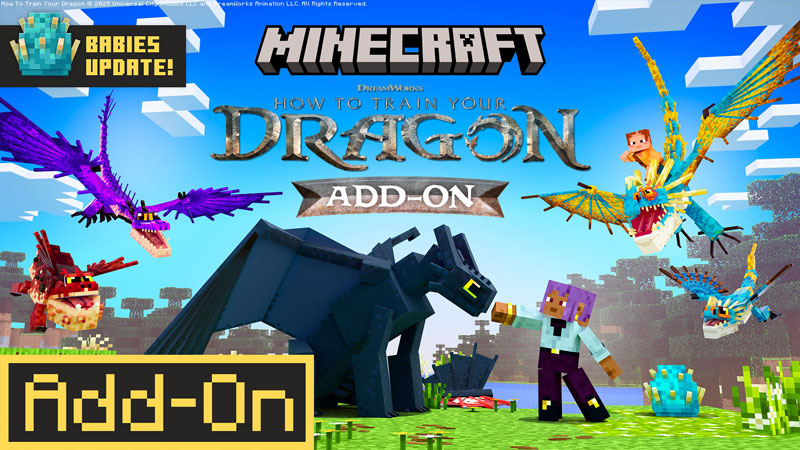 How to Train Your Dragon Add-On on the Minecraft Marketplace by Gamemode One