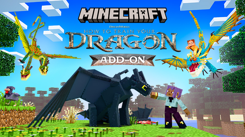 How to Train Your Dragon Add-On on the Minecraft Marketplace by Gamemode One