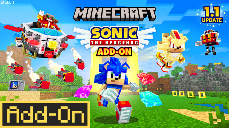 Sonic Add-On on the Minecraft Marketplace by Gamemode One