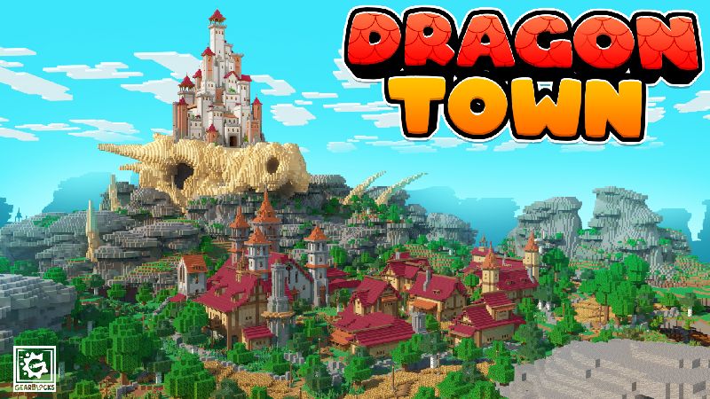 Dragon Town on the Minecraft Marketplace by Gearblocks