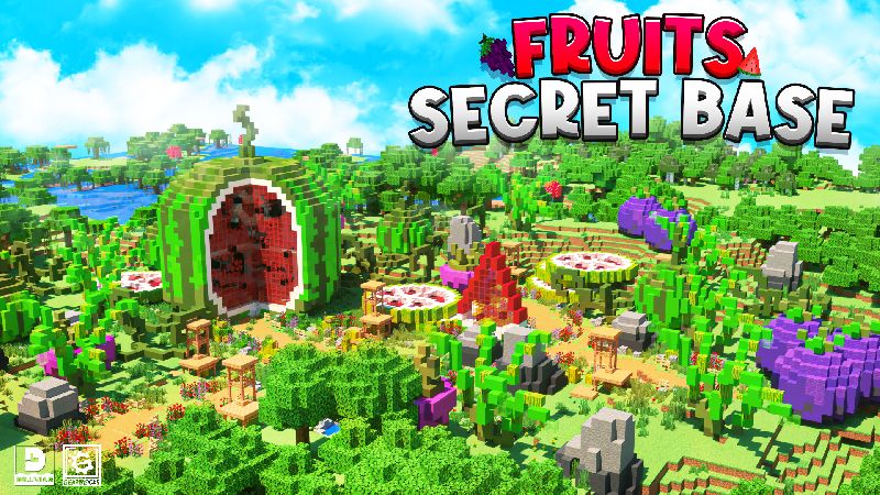 Fruits Secret Base on the Minecraft Marketplace by Gearblocks