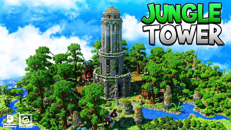 Jungle Tower on the Minecraft Marketplace by Gearblocks