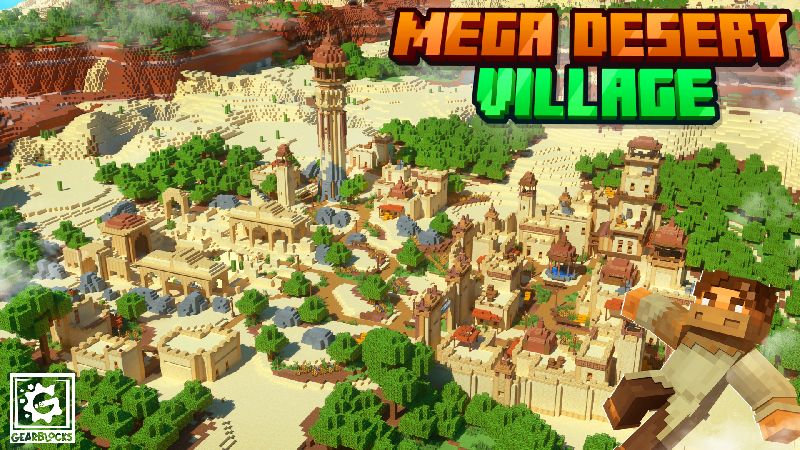 Mega Desert Village on the Minecraft Marketplace by Gearblocks