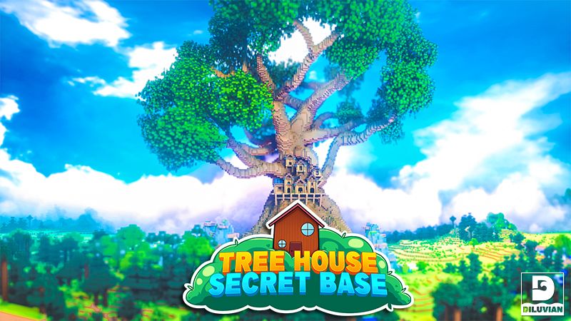 Tree House Secret Base on the Minecraft Marketplace by Gearblocks