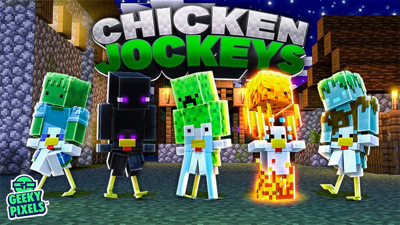 Chicken Jockeys on the Minecraft Marketplace by geeky-pixels