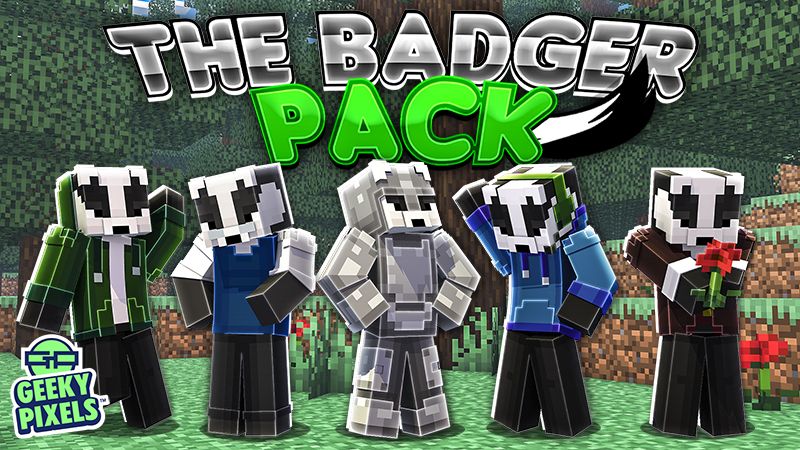 The Badger Pack on the Minecraft Marketplace by geeky-pixels