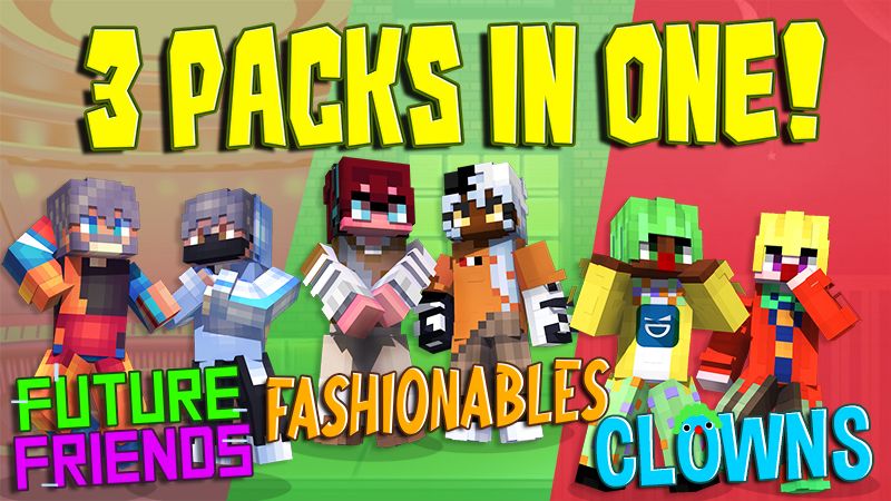 3 Packs in One! on the Minecraft Marketplace by Giggle Block Studios