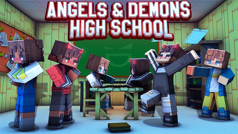 Angels & Demons High School on the Minecraft Marketplace by Giggle Block Studios